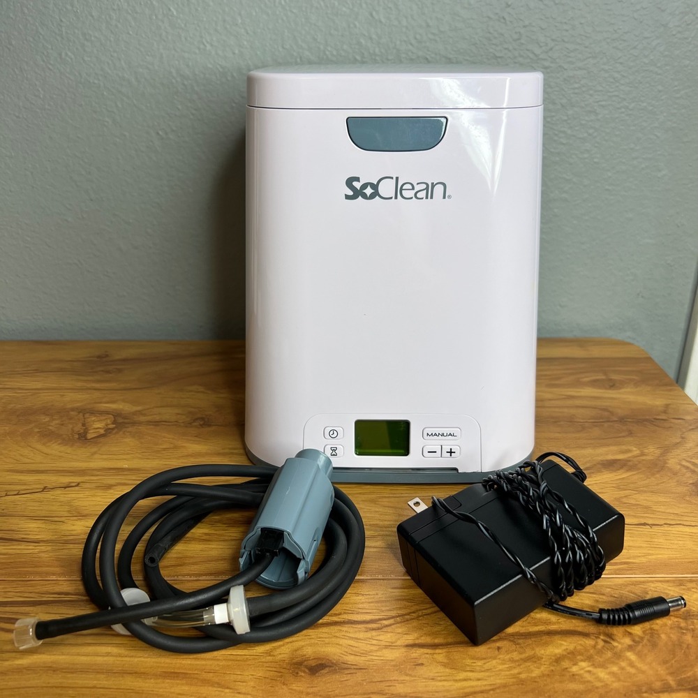 SoClean 2 Sanitizer Machine SC1200 White Automated Disinfecting Tube Power Cord